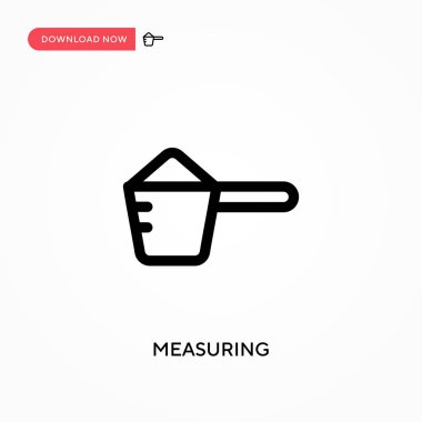 Basit vektör simgesi ölçülüyor. Web sitesi veya mobil uygulama için modern, basit düz vektör çizimi