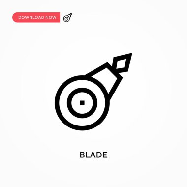 Bıçak Basit vektör simgesi. Web sitesi veya mobil uygulama için modern, basit düz vektör çizimi