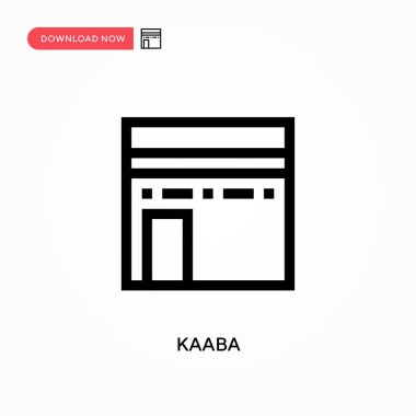 Kabe Basit vektör simgesi. Web sitesi veya mobil uygulama için modern, basit düz vektör çizimi