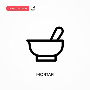 Havan topu basit vektör simgesi. Web sitesi veya mobil uygulama için modern, basit düz vektör çizimi