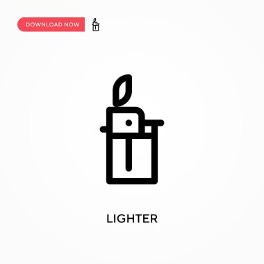 Daha hafif basit vektör simgesi. Web sitesi veya mobil uygulama için modern, basit düz vektör çizimi