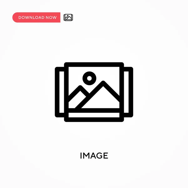 Простой Векторный Значок Изображения Современная Простая Векторная Иллюстрация Веб Сайта — стоковый вектор