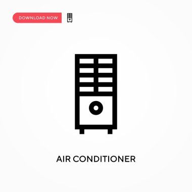 Klima basit vektör simgesi. Web sitesi veya mobil uygulama için modern, basit düz vektör çizimi