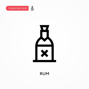 Rom basit vektör simgesi. Web sitesi veya mobil uygulama için modern, basit düz vektör çizimi