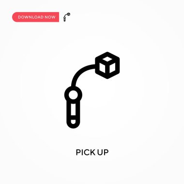 Basit vektör simgesi al. Web sitesi veya mobil uygulama için modern, basit düz vektör çizimi