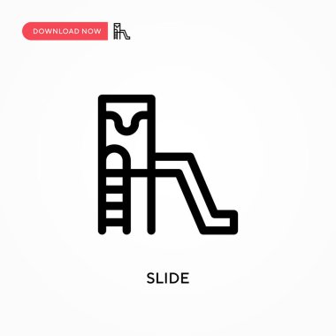 Basit vektör simgesini kaydır. Web sitesi veya mobil uygulama için modern, basit düz vektör çizimi