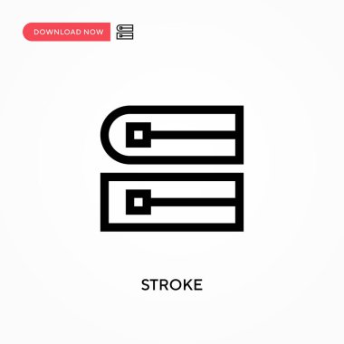 Basit vektör simgesine dokun. Web sitesi veya mobil uygulama için modern, basit düz vektör çizimi