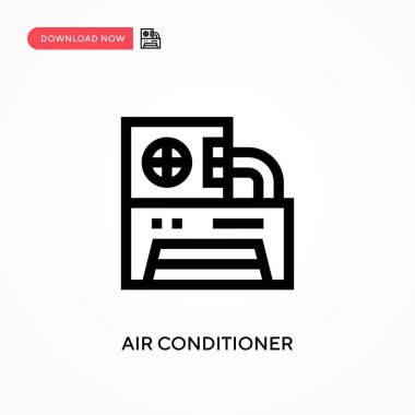 Klima basit vektör simgesi. Web sitesi veya mobil uygulama için modern, basit düz vektör çizimi