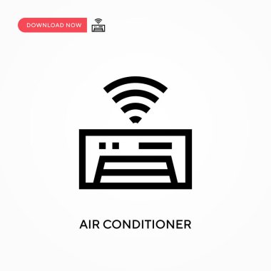 Klima basit vektör simgesi. Web sitesi veya mobil uygulama için modern, basit düz vektör çizimi