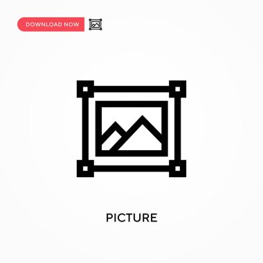 Basit vektör simgesi. Web sitesi veya mobil uygulama için modern, basit düz vektör çizimi