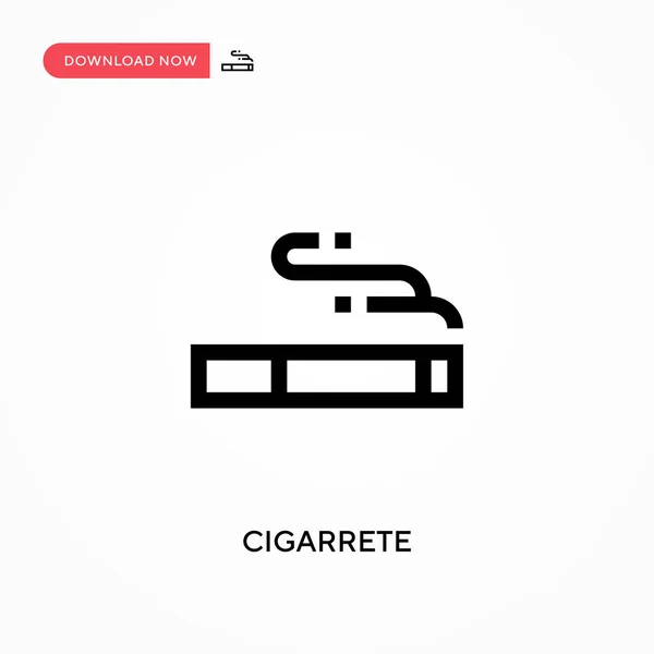 Cigarrete Egyszerű Vektor Ikon Modern Egyszerű Lapos Vektor Illusztráció Weboldalhoz — Stock Vector