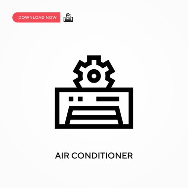 Klima basit vektör simgesi. Web sitesi veya mobil uygulama için modern, basit düz vektör çizimi