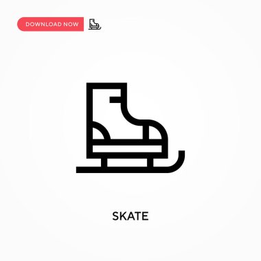 Paten Basit vektör simgesi. Web sitesi veya mobil uygulama için modern, basit düz vektör çizimi