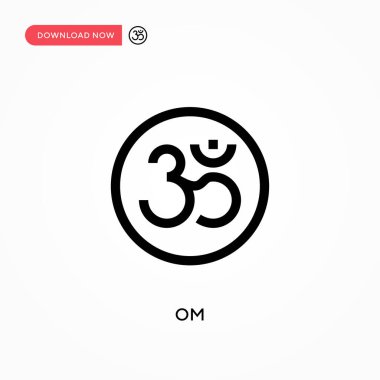 Om Basit vektör simgesi. Web sitesi veya mobil uygulama için modern, basit düz vektör çizimi