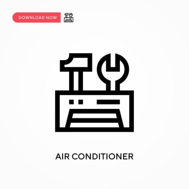 Klima basit vektör simgesi. Web sitesi veya mobil uygulama için modern, basit düz vektör çizimi