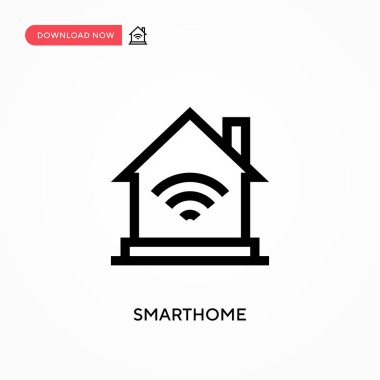 Akıllı basit vektör simgesi. Web sitesi veya mobil uygulama için modern, basit düz vektör çizimi