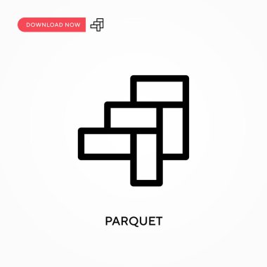 Parke Basit vektör simgesi. Web sitesi veya mobil uygulama için modern, basit düz vektör çizimi