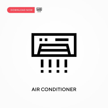 Klima basit vektör simgesi. Web sitesi veya mobil uygulama için modern, basit düz vektör çizimi