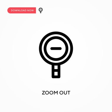 Basit vektör simgesini büyüt. Web sitesi veya mobil uygulama için modern, basit düz vektör çizimi