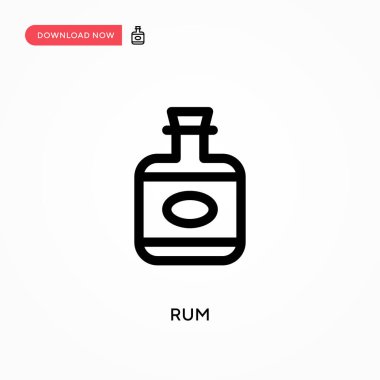 Rom basit vektör simgesi. Web sitesi veya mobil uygulama için modern, basit düz vektör çizimi