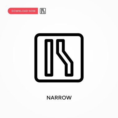 Basit vektör simgesini daralt. Web sitesi veya mobil uygulama için modern, basit düz vektör çizimi