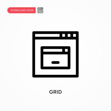 Şebeke Basit vektör simgesi. Web sitesi veya mobil uygulama için modern, basit düz vektör çizimi