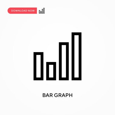 Grafik basit vektör simgesi. Web sitesi veya mobil uygulama için modern, basit düz vektör çizimi