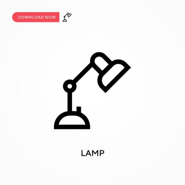 Lamba Basit vektör simgesi. Web sitesi veya mobil uygulama için modern, basit düz vektör çizimi