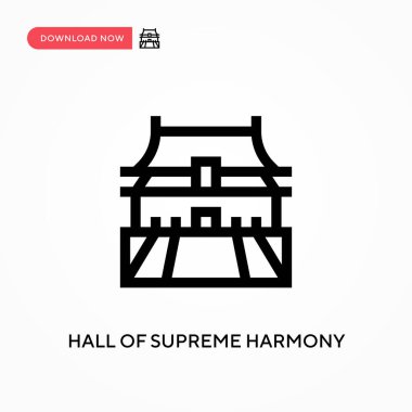 Yüksek Uyum Salonu Basit vektör simgesi. Web sitesi veya mobil uygulama için modern, basit düz vektör çizimi