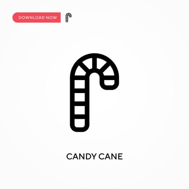 Şeker kamışı basit vektör simgesi. Web sitesi veya mobil uygulama için modern, basit düz vektör çizimi