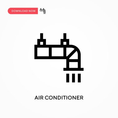 Klima basit vektör simgesi. Web sitesi veya mobil uygulama için modern, basit düz vektör çizimi