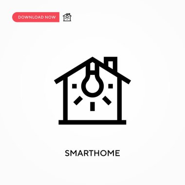 Akıllı basit vektör simgesi. Web sitesi veya mobil uygulama için modern, basit düz vektör çizimi