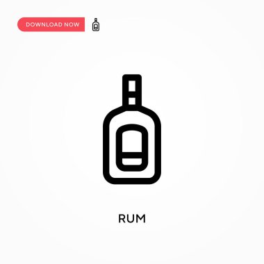 Rom basit vektör simgesi. Web sitesi veya mobil uygulama için modern, basit düz vektör çizimi