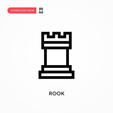 Kale basit vektör simgesi. Web sitesi veya mobil uygulama için modern, basit düz vektör çizimi