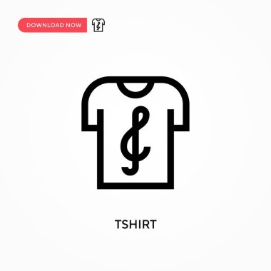 Tshirt Basit vektör simgesi. Web sitesi veya mobil uygulama için modern, basit düz vektör çizimi