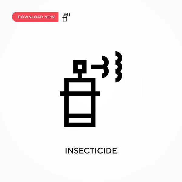 Insecticida Icono Vector Simple Moderno Simple Ilustración Vector Plano Para — Vector de stock