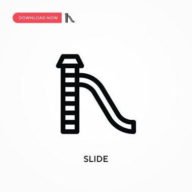 Basit vektör simgesini kaydır. Web sitesi veya mobil uygulama için modern, basit düz vektör çizimi