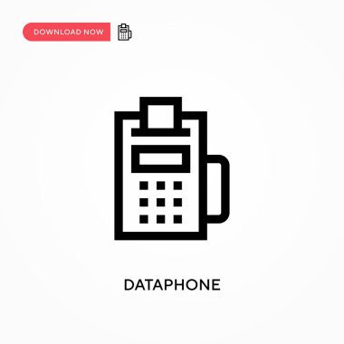 Veritabanı basit vektör simgesi. Web sitesi veya mobil uygulama için modern, basit düz vektör çizimi