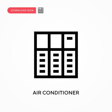 Klima basit vektör simgesi. Web sitesi veya mobil uygulama için modern, basit düz vektör çizimi