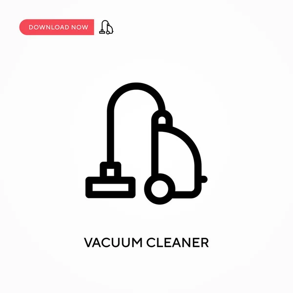 Vacuum Cleaner Ikon Vektor Sederhana Ilustrasi Vektor Datar Yang Modern - Stok Vektor