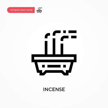 Tütsü basit vektör simgesi. Web sitesi veya mobil uygulama için modern, basit düz vektör çizimi