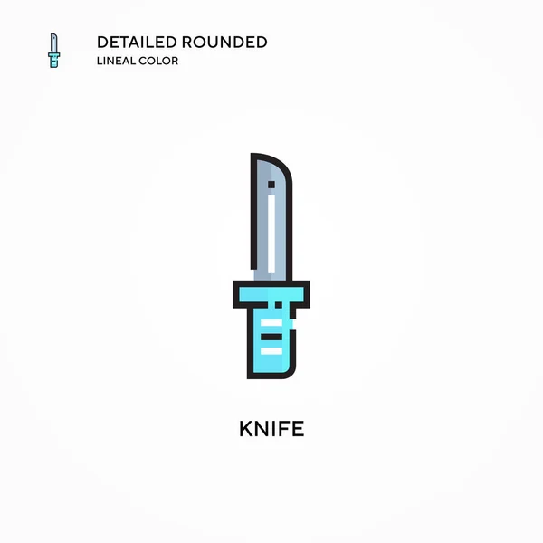 Knife Vector Icon 일러스트 편집하고 맞춤화하기가 — 스톡 벡터