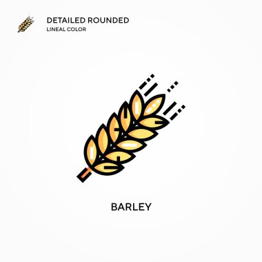 Arpa vektör ikonu. Modern vektör illüstrasyon kavramları. Düzenlemesi ve kişiselleştirmesi kolay.