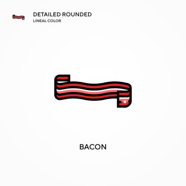 Pastırma vektör simgesi. Modern vektör illüstrasyon kavramları. Düzenlemesi ve kişiselleştirmesi kolay.