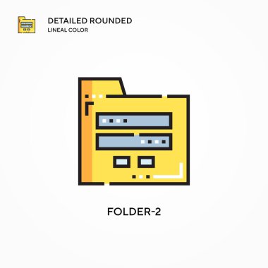 Dizin-2 vektör simgesi. Modern vektör illüstrasyon kavramları. Düzenlemesi ve kişiselleştirmesi kolay.