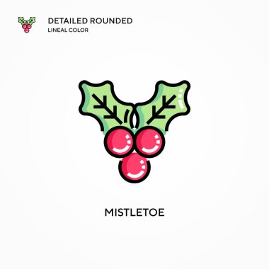 Ökse otu vektör simgesi. Modern vektör illüstrasyon kavramları. Düzenlemesi ve kişiselleştirmesi kolay.