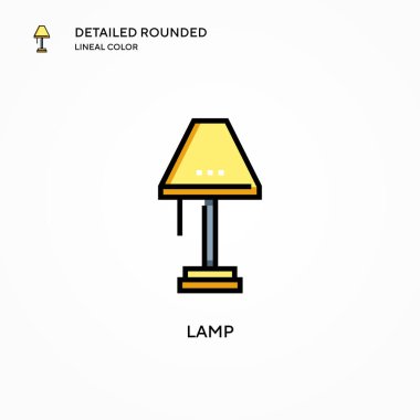 Lamba vektör simgesi. Modern vektör illüstrasyon kavramları. Düzenlemesi ve kişiselleştirmesi kolay.