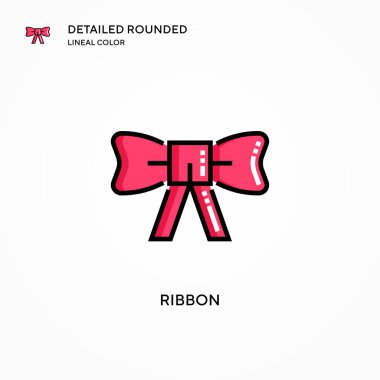 Kurdele vektör simgesi. Modern vektör illüstrasyon kavramları. Düzenlemesi ve kişiselleştirmesi kolay.