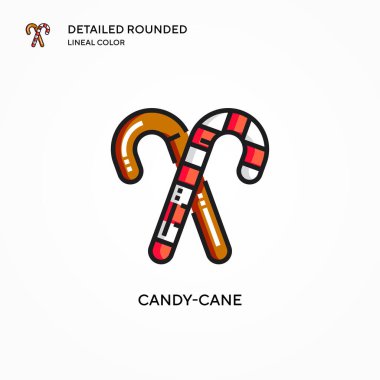 Şeker kamışı vektör simgesi. Modern vektör illüstrasyon kavramları. Düzenlemesi ve kişiselleştirmesi kolay.