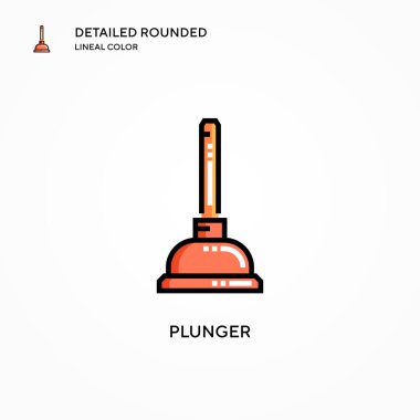Pompa vektör simgesi. Modern vektör illüstrasyon kavramları. Düzenlemesi ve kişiselleştirmesi kolay.